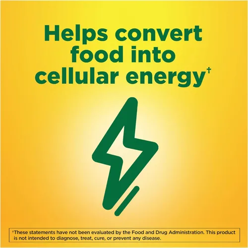 Vista 6 de Nature Made Super B Energy Complex, Suplemento dietético para soporte del sistema nervioso, 60 cápsulas blandas, suministro de 60 días