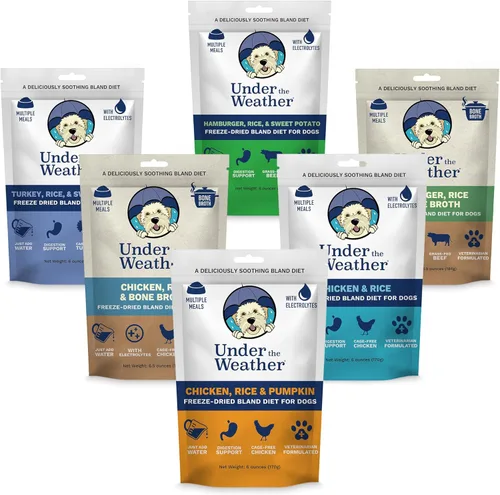 Vista 13 de Under the Weather Bland Diet para perros Fácil de digerir para perros enfermos Siempre esté listo Contiene electrolitos – Carnes naturales