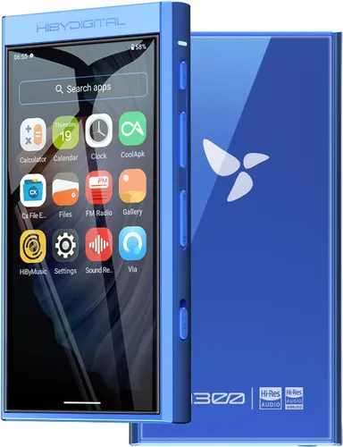 Vista 9 de Reproductor MP3 Digital HiBy M300 para Android con Bluetooth y WiFi, Reproductor de Transmisión Android 13 Snapdragon 665, Audio HiFi (PCM/DSD)