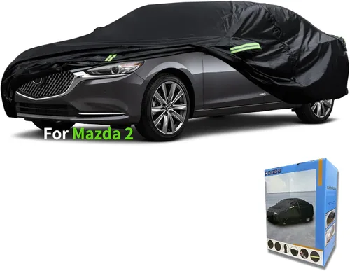 Funda para automóvil Mazda, impermeable para todo tipo de clima, protección UV, resistente al viento, para todo tipo de clima, protección UV,