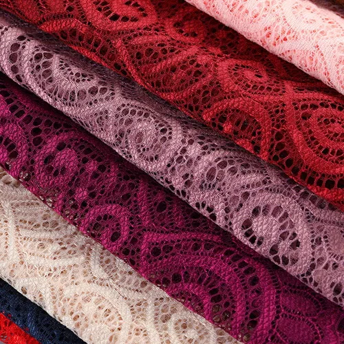 Vista 7 de Cinta elástica de encaje de 5 yardas de ancho y 7 pulgadas de ancho para ropa, manualidades, decoración de ramo de boda, diademas, ligas, decoración