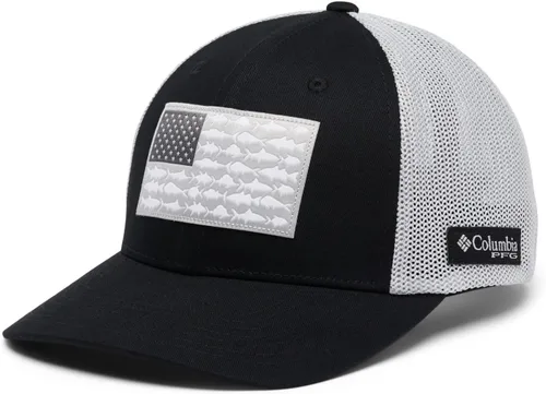 Vista 31 de Columbia Gorra de malla PFG con bandera de pez, baja