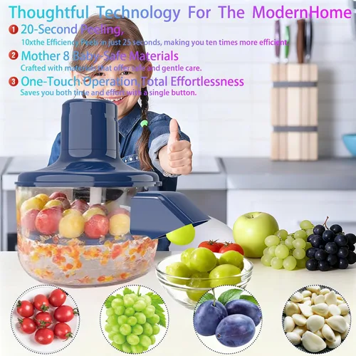 Vista 2 de Máquina automática de pelado de uvas, máquina eléctrica de pelado para uvas, pelador automático de ajo y tomate cherry, herramienta removedora