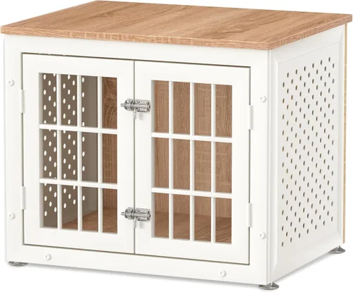 Vista 7 de rehomerance Jaula/Mueble de Servicio Pesado de 26" para Perros Pequeños, Perrera de Metal para Perros con Alta Ansiedad, Jaula para Mascotas a