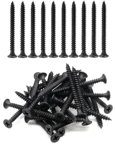 Vista 15 de IMScrews 50 tornillos Phillips de cabeza plana #8 x 2-3/4 pulgadas para paneles de yeso, rosca fina, tornillo de madera de punta afilada, acero al