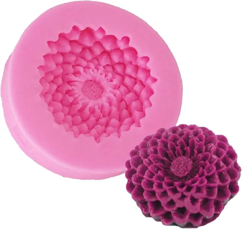 Vista 14 de Molde de Silicona para Fondant de Flores Rosas 3D Molde de Chocolate Dulces Pastel Decoración Molde Jabón Molde Vela Molde Resina Arcilla Horneado
