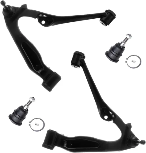 Vista 56 de Detroit Axle - Kit de 4 brazos de control de extremo delantero para Dodge Dart 13-16, Chrysler 200 15-17, 2 brazos de control inferiores, 2 extremos