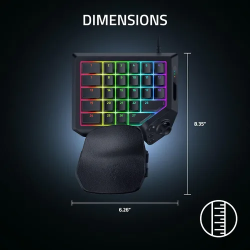Vista 16 de Razer Tartarus V2 Pro - Teclado analógico óptico para juegos con cable