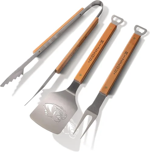 Vista 12 de YouTheFan NCAA Classic Series - Juego de barbacoa de 3 piezas