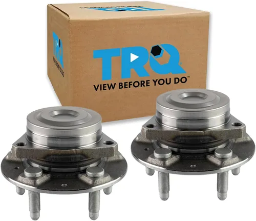 Vista 123 de Conjunto de buje y rodamiento de rueda trasera izquierda y derecha TRQ 2 piezas Compatible con Mazda CX-9 2007-2015 Todo Tracción