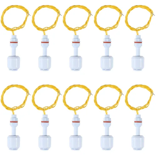 Alinan Interruptor de flotador de plástico PP M10 5210 controlador de sensor de nivel de agua líquida para peceras acuarios