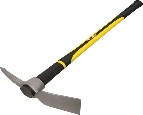 Azadón cortador Truper 31612 2-1/2 libras, mango de madera, 36", Asa de fibra de vidrio