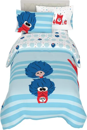 Vista 97 de Franco - Juego de ropa de cama coleccionable Nintendo Donkey Kong, 5 piezas, edredón reversible supersuave y juego de sábanas con funda