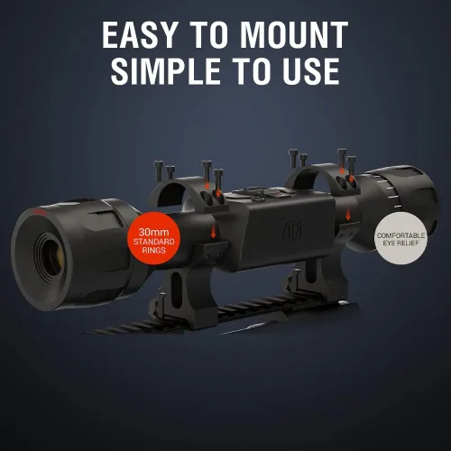 Vista 6 de ATN Thor LTV Ultra Light Thermal Scope 4K+ 4056x3040 Sensor térmico, grabación de video 4K, batería de 10 horas +