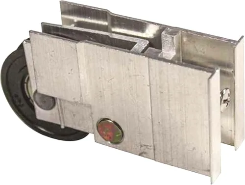 Vista 3 de Rodillo para puertas correderas de vidrio Rodillos de puerta de patio de acero inoxidable Rodillos lisos Fácil de abrir puerta corredera