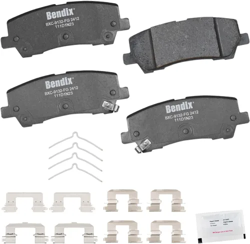 Vista 124 de Bendix Priority1 CFC154 - Juego de pastillas de freno de disco para Avanti II, Century, LeSabre, Regal, Riviera, chasis comercial, DeVille