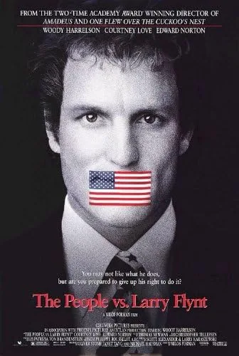 PEOPLE VS. LARRY FLYNT 27"x40" D/S Original Movie Poster One Sheet Woody Harrelson 1996