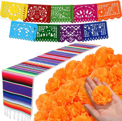 Funtery - 60 decoraciones para el Día de los Muertos, decoraciones de altar