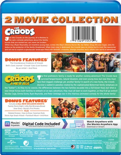 Vista 2 de The Croods 2-Movie Collection - Blu-ray + Digital