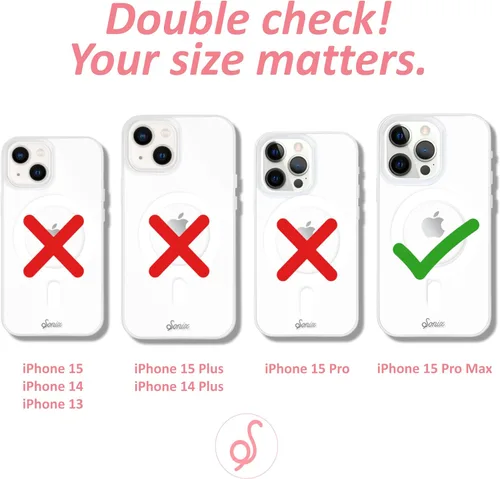 Vista 2 de Sonix x Sanrio - Funda + pulsera adhesiva para teléfono con cuentas (Hello Kitty Rosa) para iPhone 15 Pro Max Calcomanías de Hello Kitty y sus