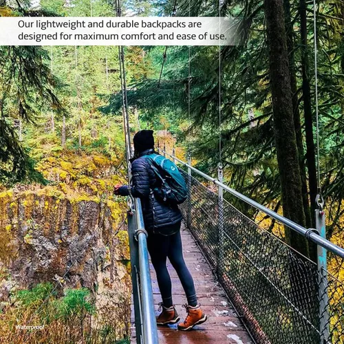 Vista 6 de Venture Pal - Mochila de senderismo ligera y plegable para viajes de 40 L