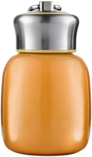 Mini botella de agua de acero inoxidable de 7 oz, pequeña botella aislada al vacío a prueba de fugas, taza deportiva de termos para agua fría y