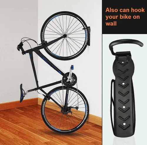 Vista 4 de AceTaken Soporte de pared Eletric para scooter, ganchos para interiores, garaje, cobertizo, soporte de gancho vertical para bicicleta, scooter