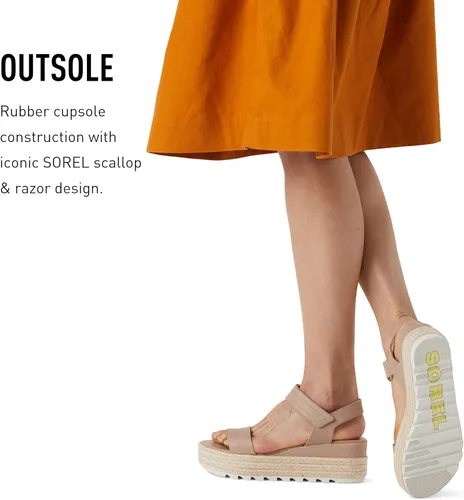 Vista 5 de Sorel Sandalias planas Cameron para mujer