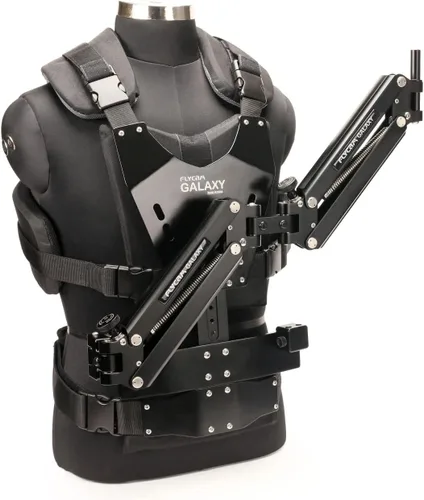 FLYCAM Galaxy Dual Arm and Vest Body Mounted Steadycam for Handheld Stabilizer for Video Camera Camcorder up to 10kg/22lbs (GLXY-AV)