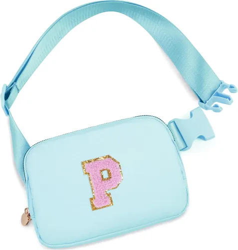 Vista 30 de Bolsa de cinturón para niñas y mujeres, bolsas cruzadas, riñonera, riñonera personalizada, Negro, Small