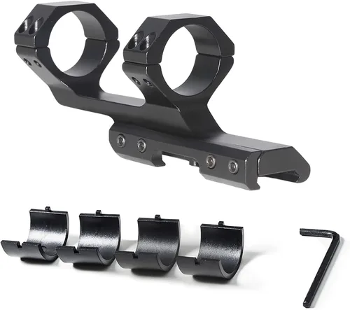 Vista 5 de oneleaf.ai Monturas de riflescope voladizo de 30mm/1 in con desplazamiento de 2 pulgadas - OLSM30150