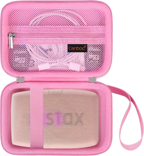 Vista 12 de Canboc Estuche de transporte para Fujifilm Instax Mini Link 3 2 1 Impresora para smartphone, bolsillo de malla para película instantánea y cable