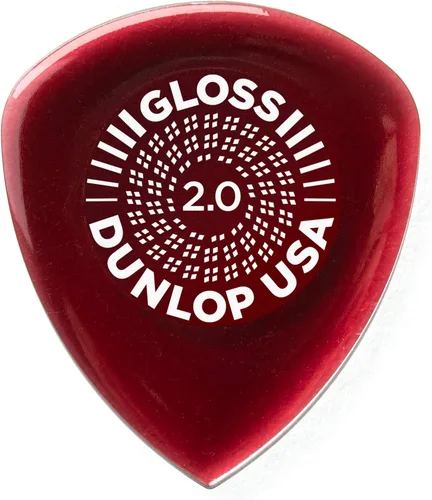Vista 2 de Jim Dunlop Flow Gloss Pick 2.0MM - Paquete de 12