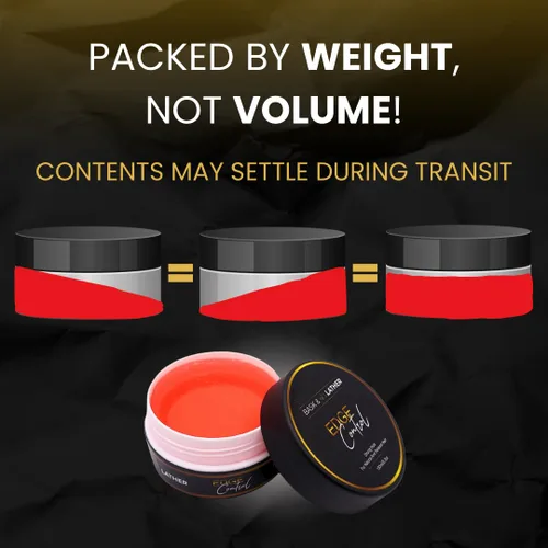 Vista 6 de BASK & LATHER Gel de control de bordes Strong Hold con aceite de ricino, no graso, no descamado, sin yeso blanco, de larga duración, apoya