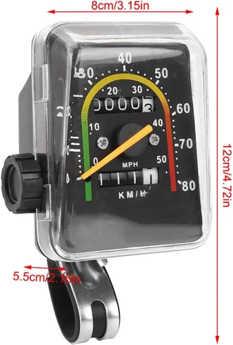 Vista 3 de Velocímetro y odómetro resistente para ciclismo, velocímetro y odómetro para computadora de bicicleta, resistente al agua para 26, 27.5, 28, 29