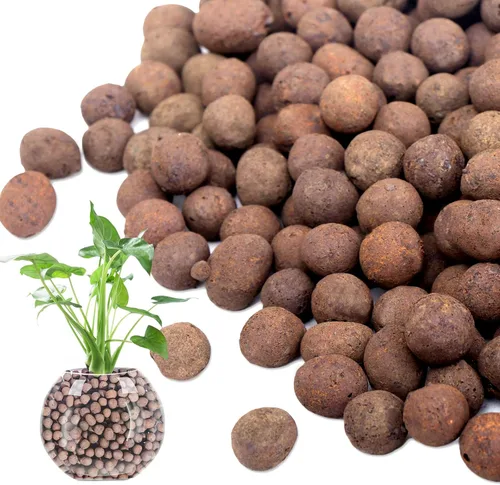 Bolas de arcilla Leca de 10 libras para plantas, bolas de Leca expandidas para plantas de interior, mezcla para macetas de orquídeas, enmienda del