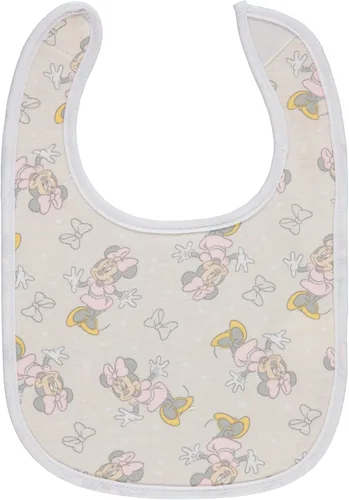 Vista 3 de Disney - Paquete de 10 baberos Mickey Mouse para bebé – Diez baberos suaves, absorbentes y ajustables de algodón para comidas sin manchas