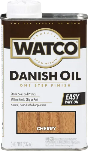 Vista 25 de Watco Aceite danés para acabado de madera en aerosol, 11.25 oz, Nogal oscuro