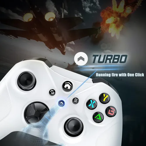Vista 5 de NONBLIEP 32Ft Wireless Xbox Controller for Xbox One, Xbox One XS, Xbox Series XS, AndroidiOSPC Game Controller Gamepad Remote Control, with Dual