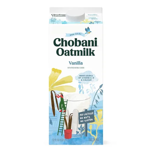 Chobani® Leche de Avena, Vainilla, 52 Fl Oz