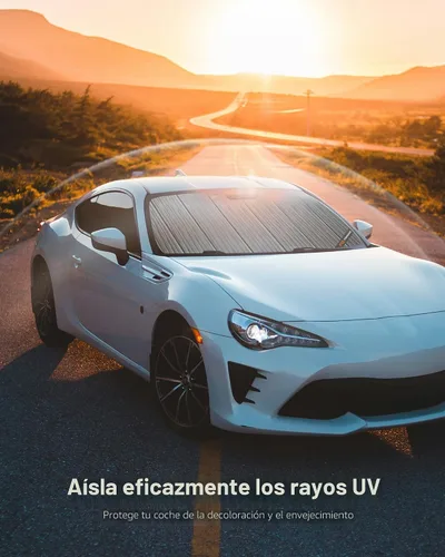 Vista 4 de Pigenius Parasol para parabrisas Honda HR-V 2016-2022, acabado plateado metálico