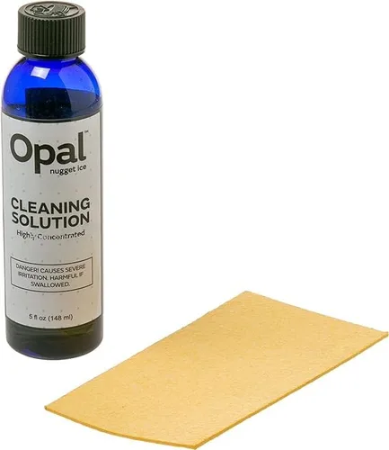 Vista 4 de GE Opal 2.0 - Máquina de hielo para encimera con conectividad WiFi, paquete de acero inoxidable con kit de limpieza