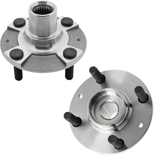 Vista 362 de Detroit Axle - Kit de cubos de rodamiento de rueda delantera de 6 piezas para Dodge Dart 2013-2016, Chrysler 200 2015-2017, 2 cojinetes de rueda