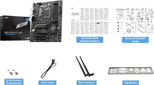 Vista 7 de MSI - Placa base PRO B760-VC WiFi ProSeries