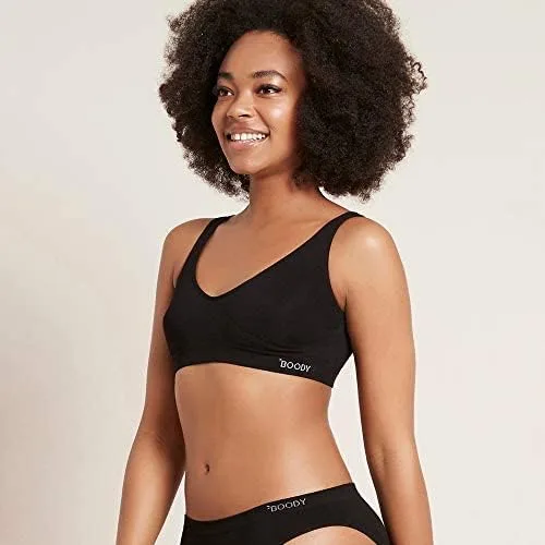 Vista 2 de Boody Body EcoWear Brasier para mujer, de viscosa de bambú, sin varillas, soporte ligero