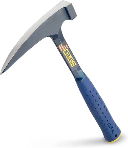 ESTWING Rock Pick - Martillo de geología de 24 onzas con punta puntiaguda y agarre de reducción de golpes - E6-24PC