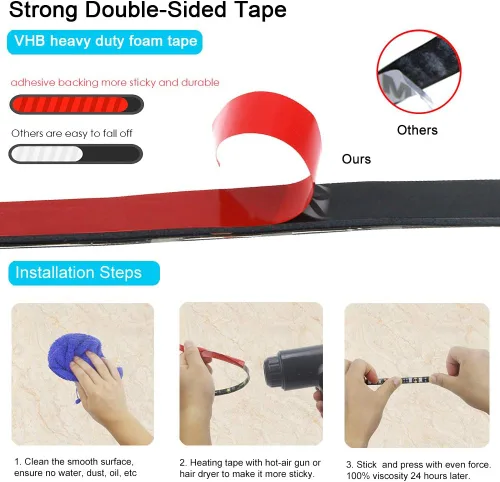 Vista 5 de Alitove 5050 - Tira de luces Led, Negro, ALT-5CW300WPBK