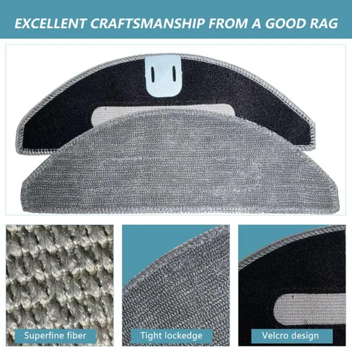 Vista 2 de Almohadillas de microfibra de repuesto para iRobot Roomba Combo i5,i5+,j5,j5+ Accesorios Moppad 4pcs