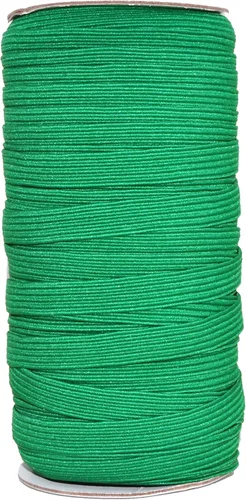 Vista 10 de Mandala Crafts Rollo de bandas elásticas beige de 0.472 in y 20 yardas para costura, 1/2 cordón elástico plano, correas elásticas trenzadas de 1 2