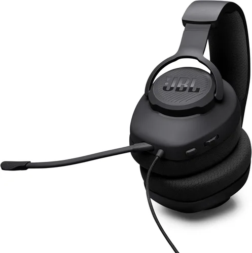 Vista 11 de JBL Quantum 100M2 - Auriculares con cable para juegos con micrófono omnidireccional, desmontable con opción de silencio y almohadillas de espuma